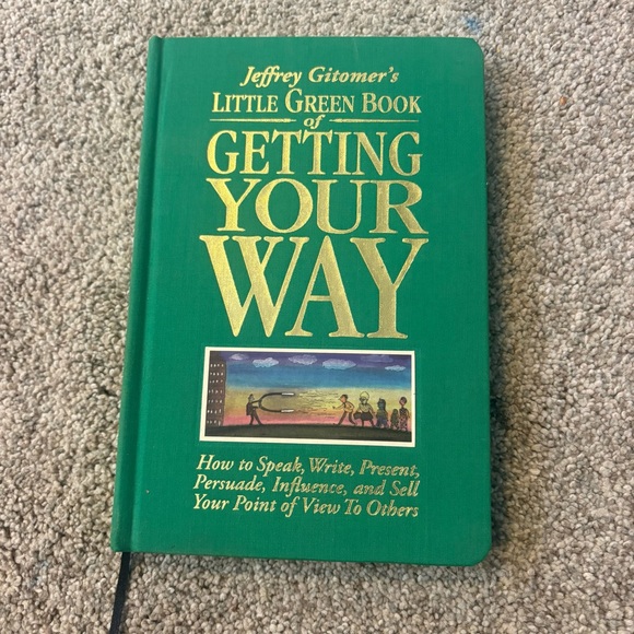 Little Green Book of Getting Your Way: How to Speak, Write - Jeffrey Gitomer h/c - Picture 1 of 3